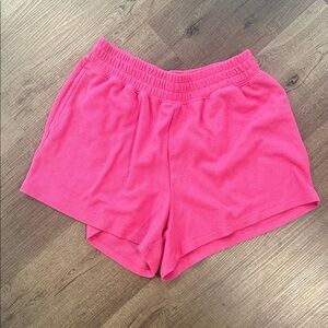 Gilly Hicks Vibrant Pink Athletic Shorts